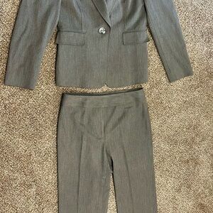 Tahari Charcoal Women's Pantsuit